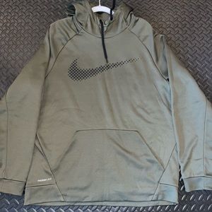 Nike Therma-Fit Size (L) Olive Green w Black Swoosh
